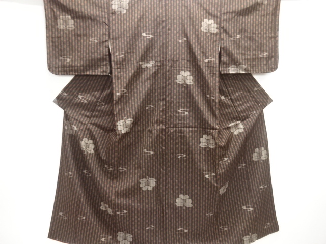 Japanese Kimono / Tsumugi Omeshi Silk